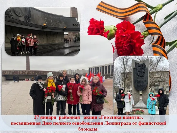Акция ГВОЗДИКА ПАМЯТИ
