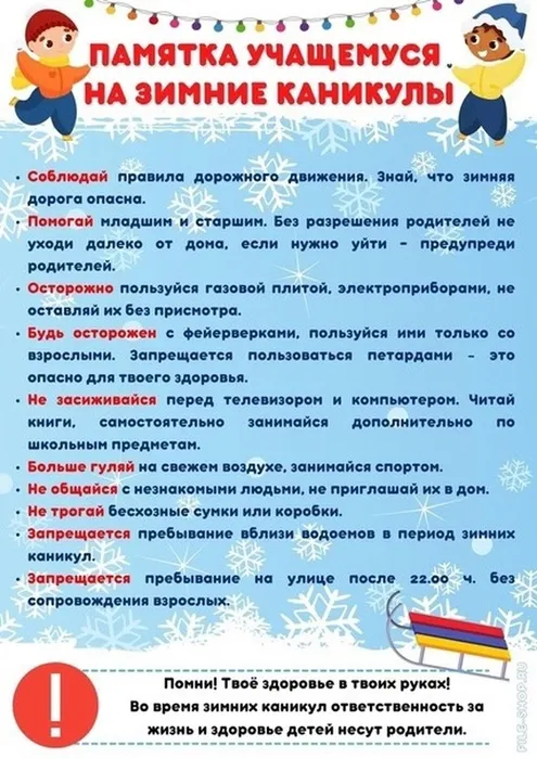 Правила безопасности на Новый год_2